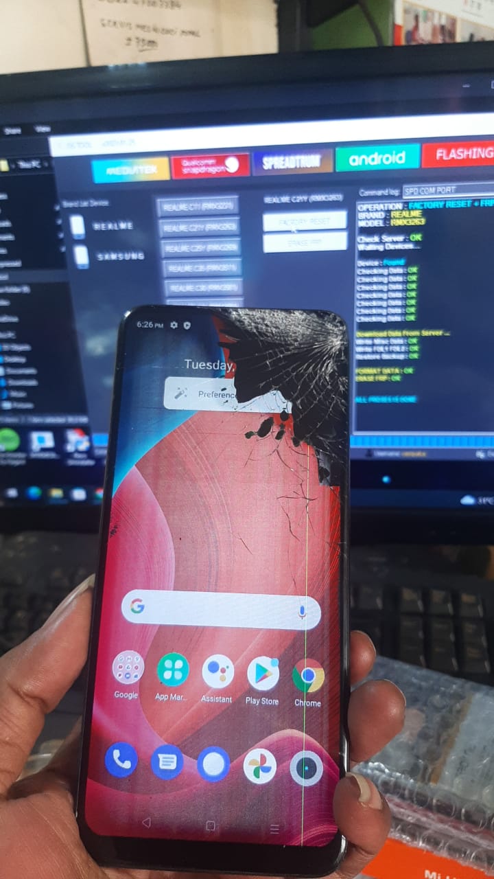 FRP Realme C21y Done