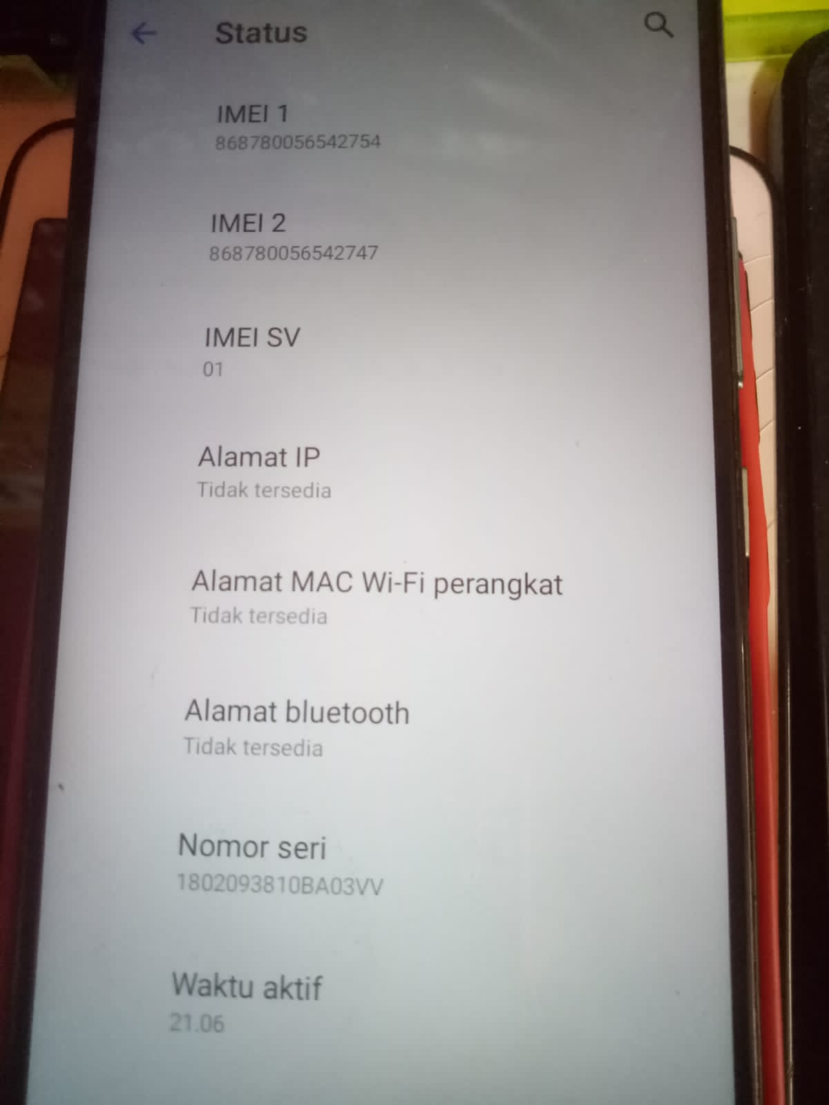 Realme C21y Alamat IP Tidak Ditemukan