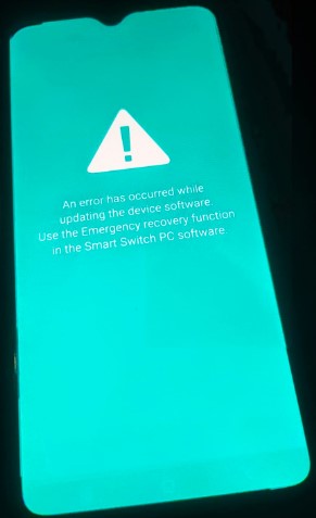 Samsung A02 An Error Ocurate