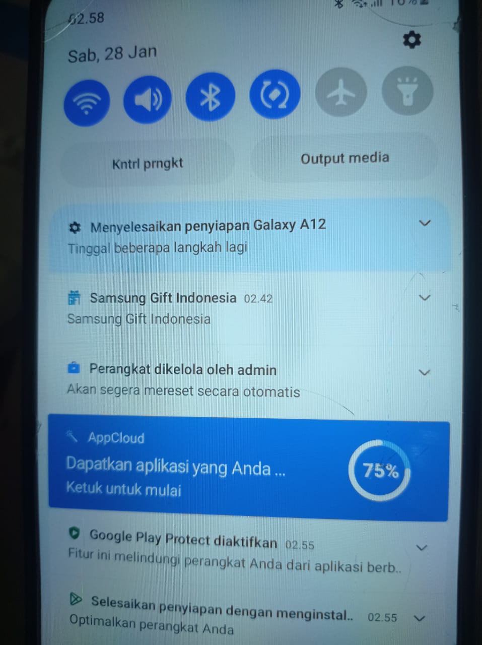 Samsung A127f Perangkat Dikelola Admin