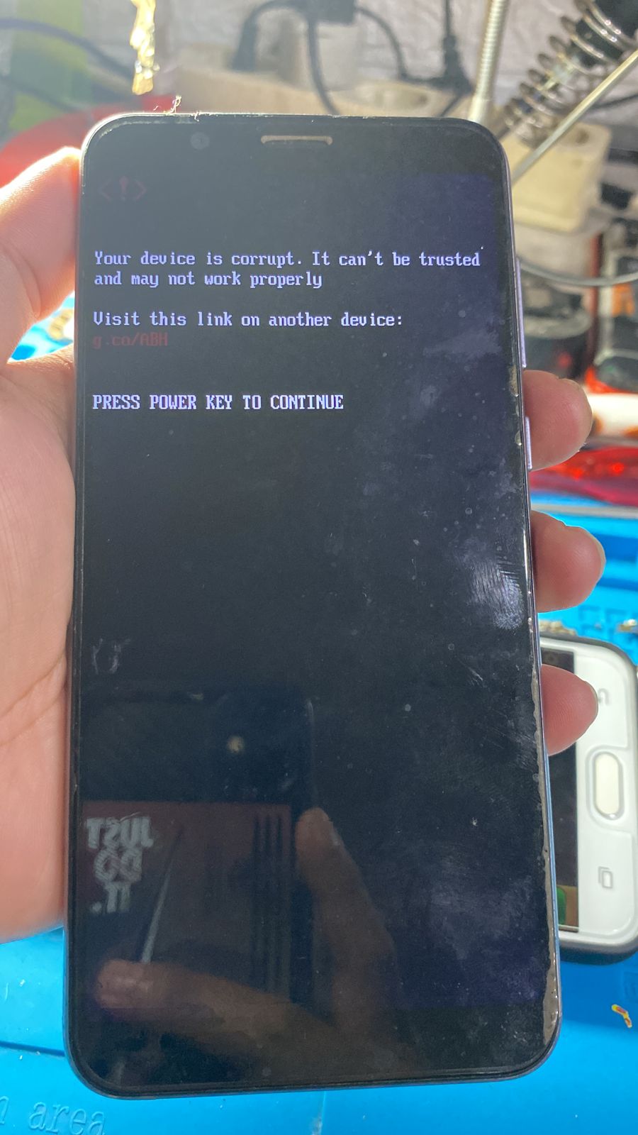 Asus Max Pro M1 Your Device is corrupt
