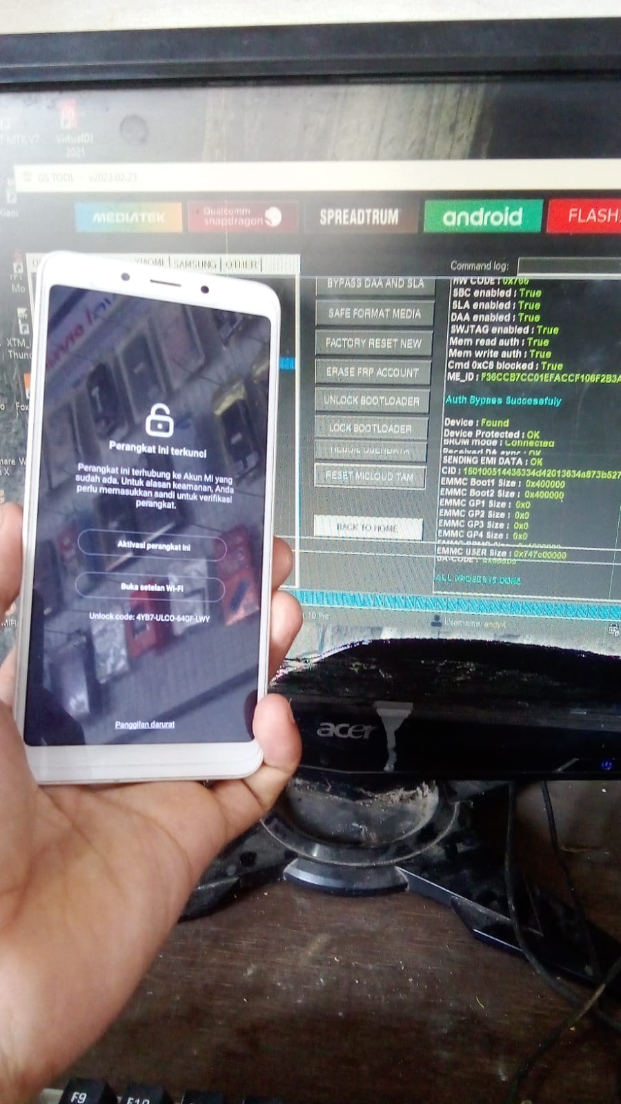 Micloud Redmi 6a Terkunci Lagi