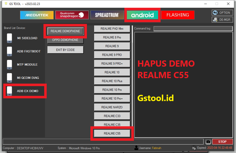 Sukses Demo Realme C55