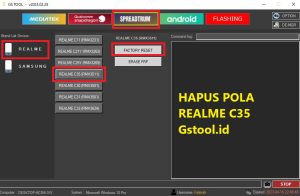 Hapus Pola Realme C35