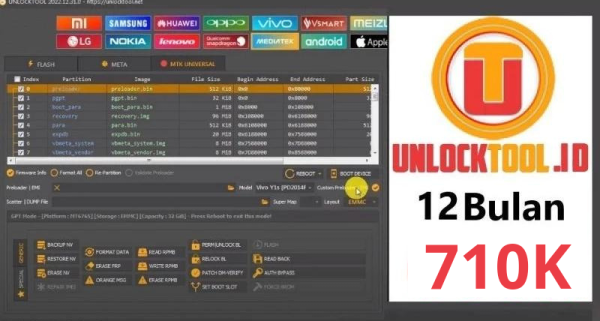 Harga Unlock Tool 12 Bulan