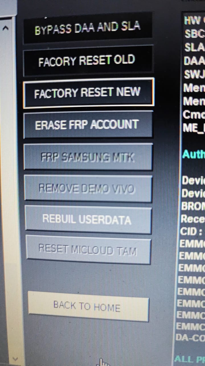Rebuil Userdata baru