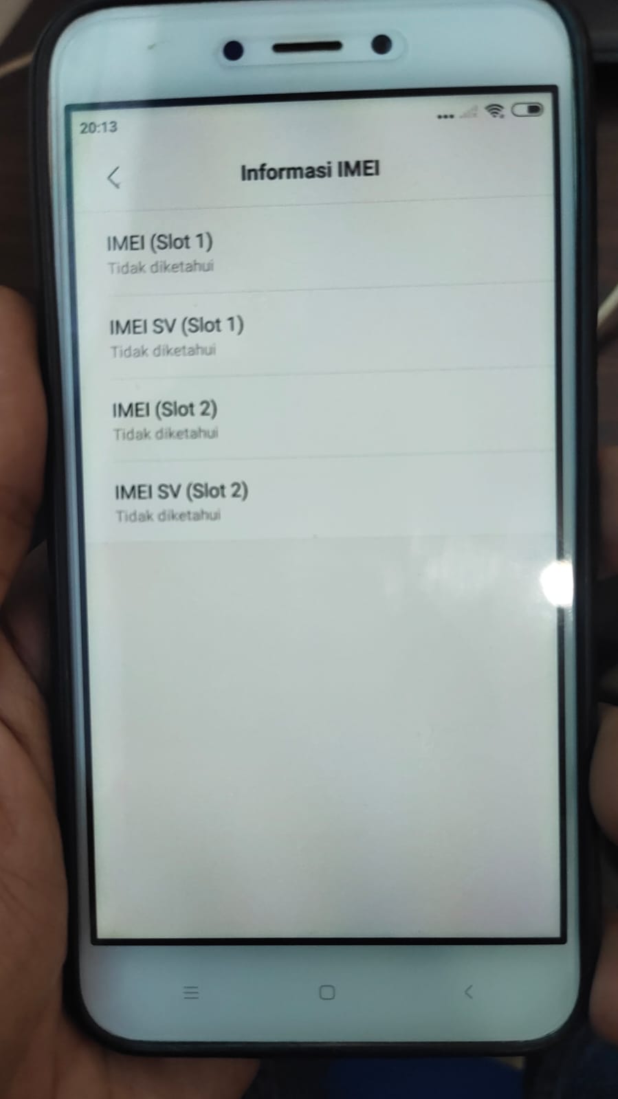 Redmi 5a Imei