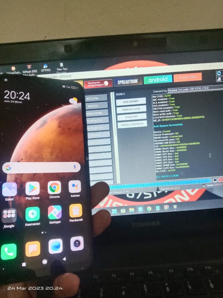 Remove Cloud Redmi 9