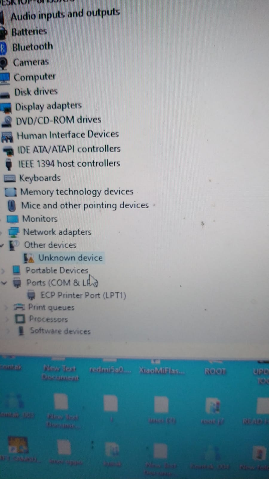 Unknown Device