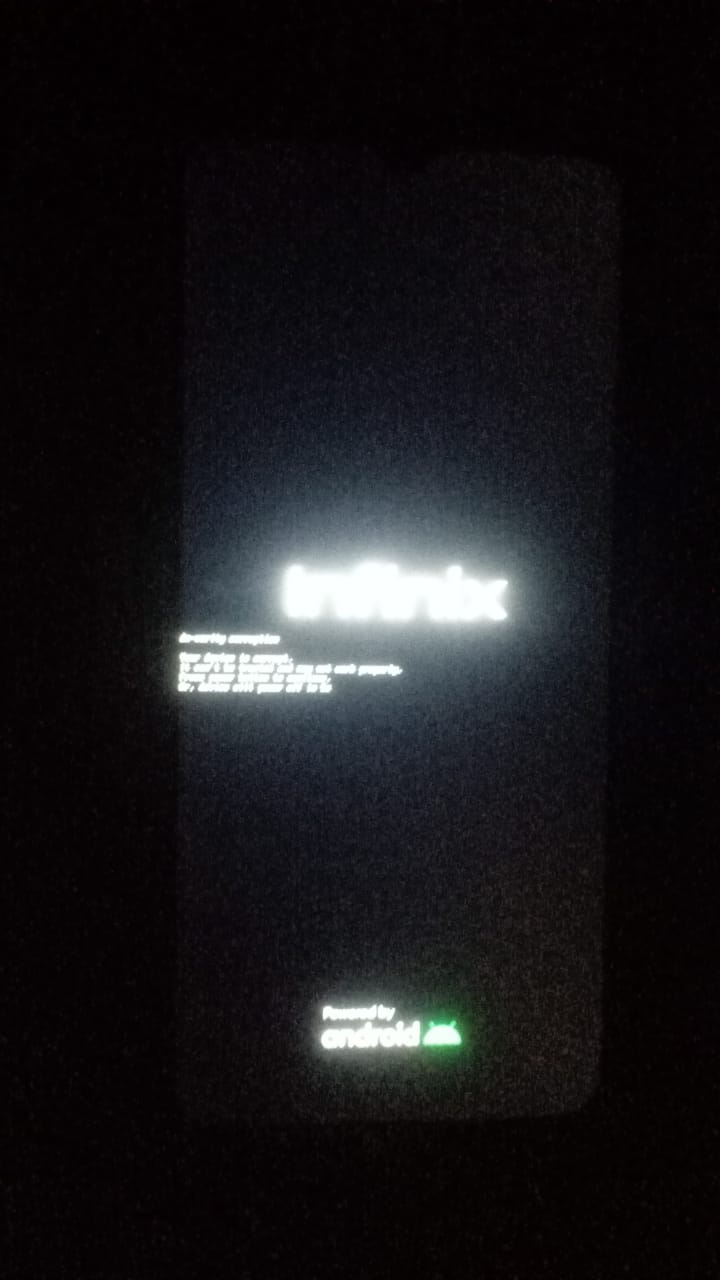 Infinix Hot 12i DM Verify Corruption