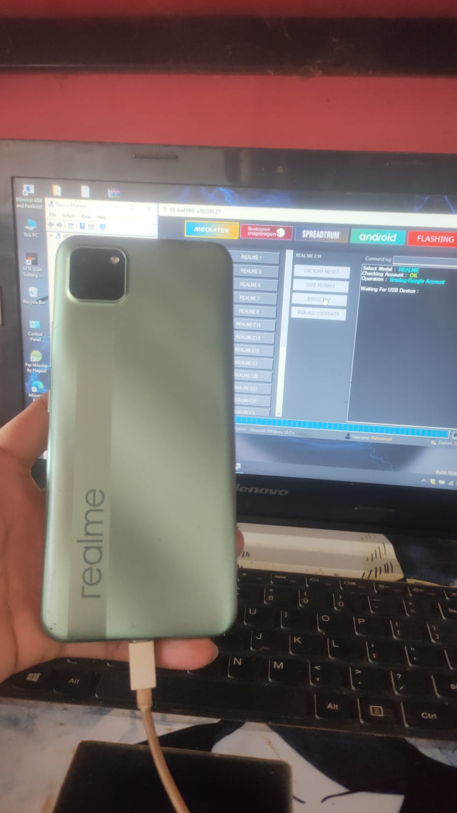 Realme C11 Rmx 2185 Lupa Pola