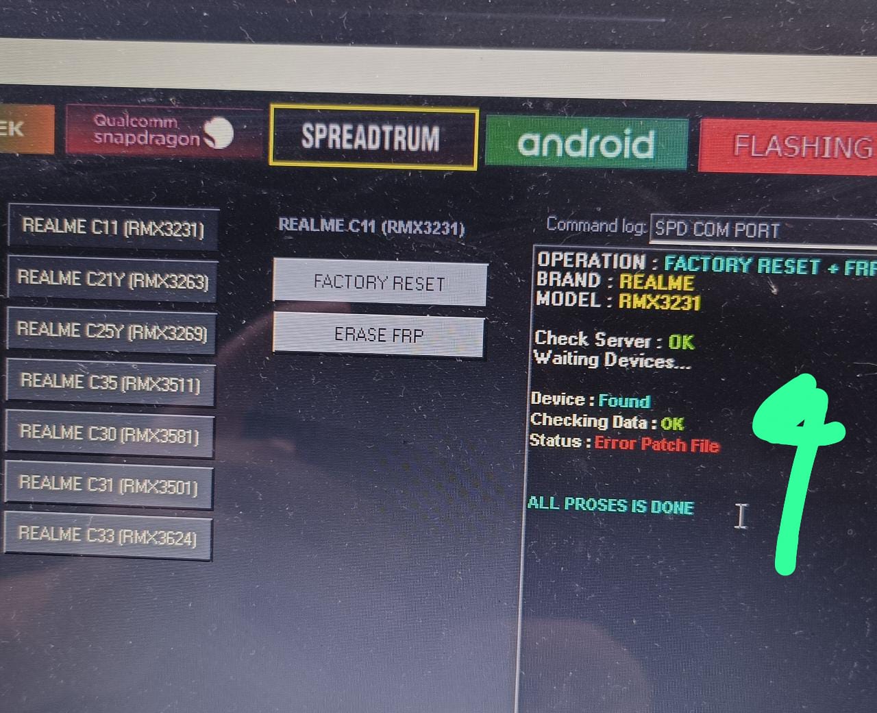 Reset Realme C11 2021 Spd Error Patch File