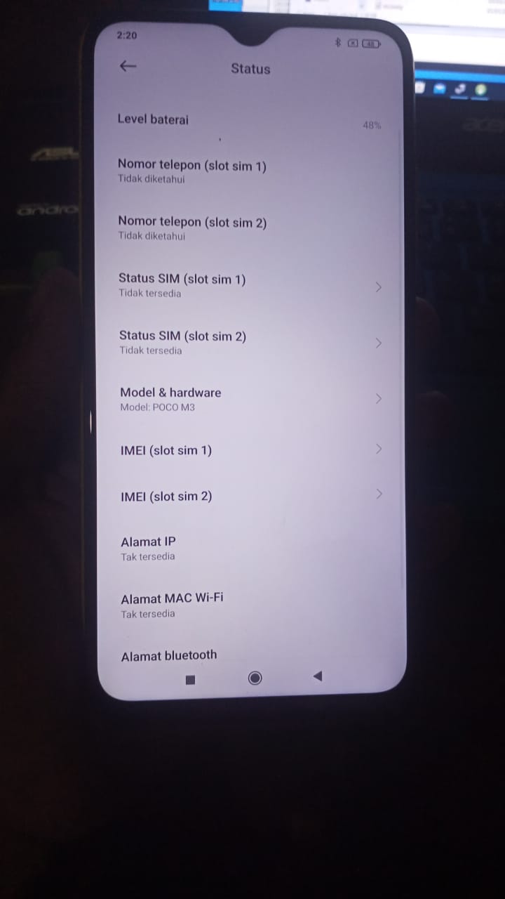 Tidak Bisa Cek Imei Poco X3