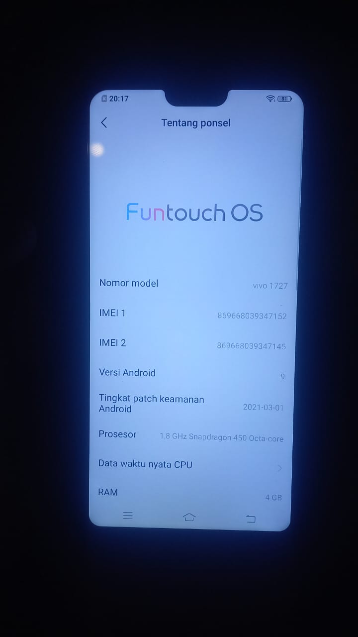 Vivo V9 Restart