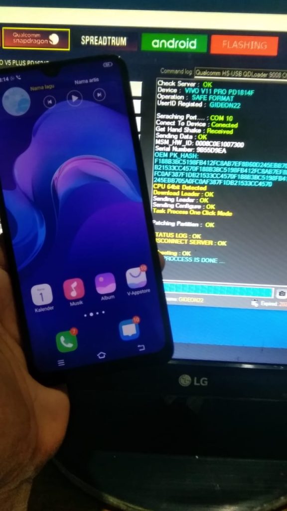 Pola Frp Vivo V11 Pro PD1814F