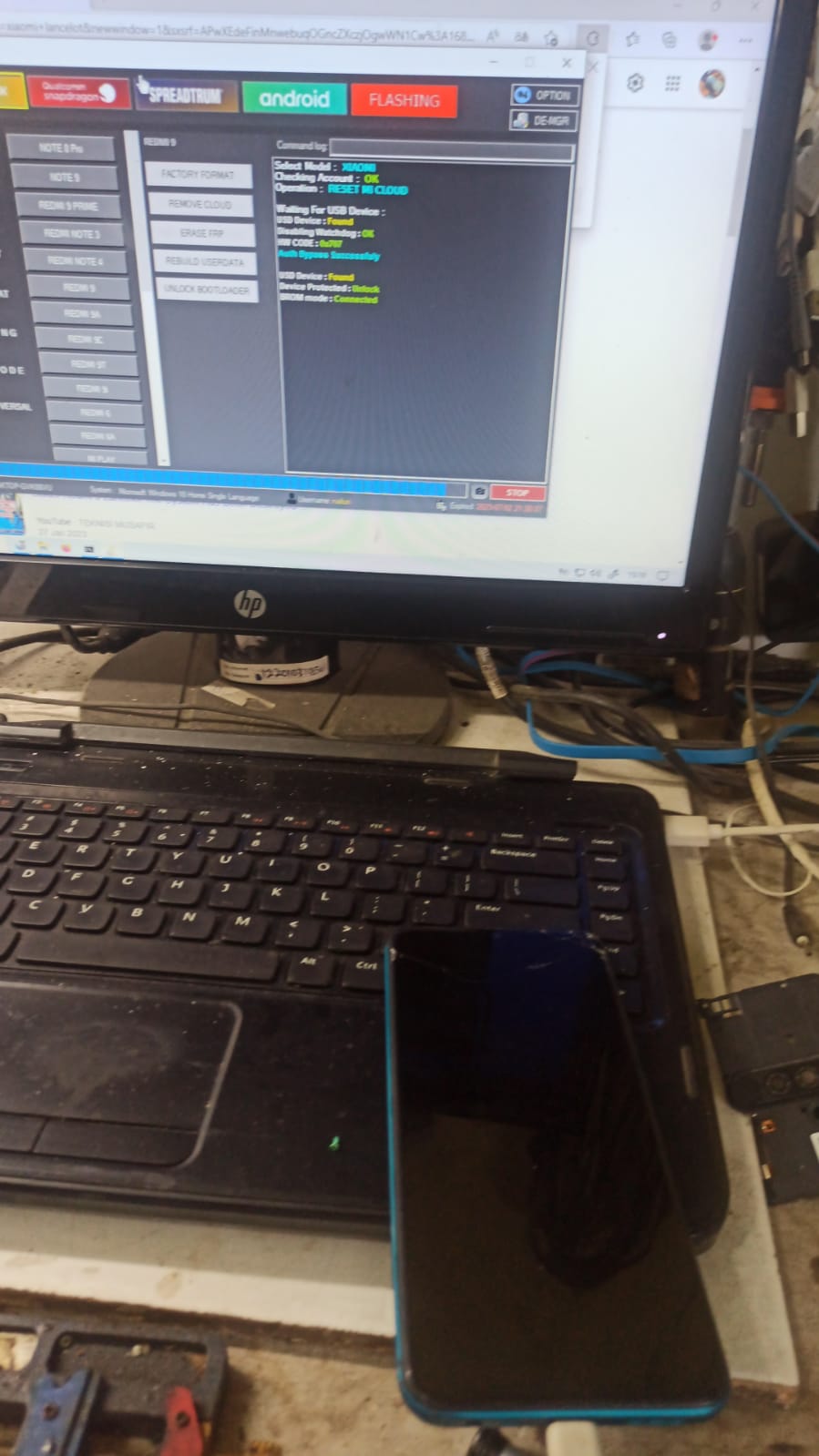 Proses Micloud Redmi 9