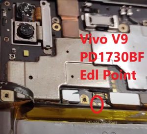 Vivo V9 PD1730BF Edl Point